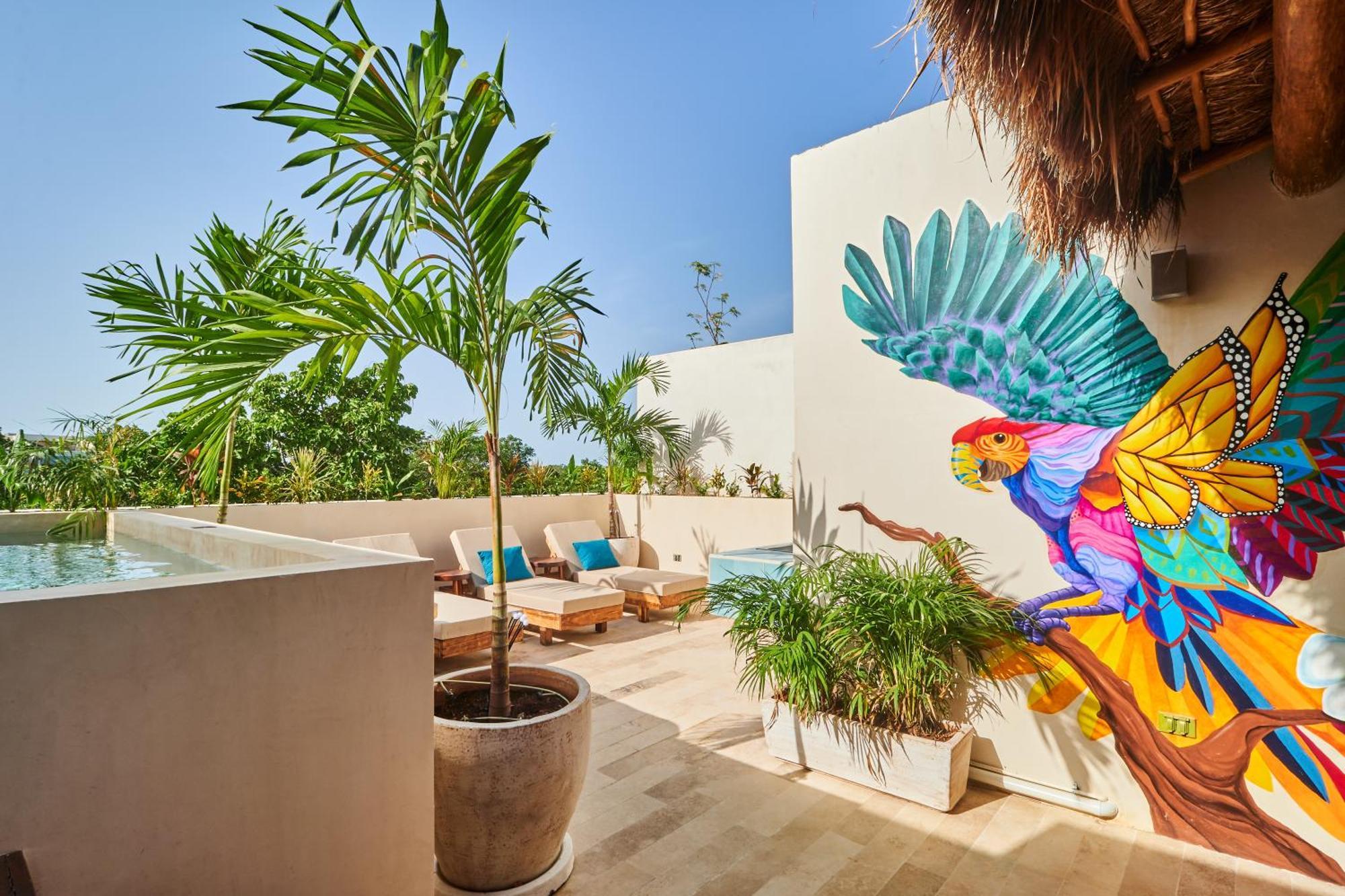 Spacious & Comfy Penthouse Oasis With Plunge Pool Тулум Екстер'єр фото